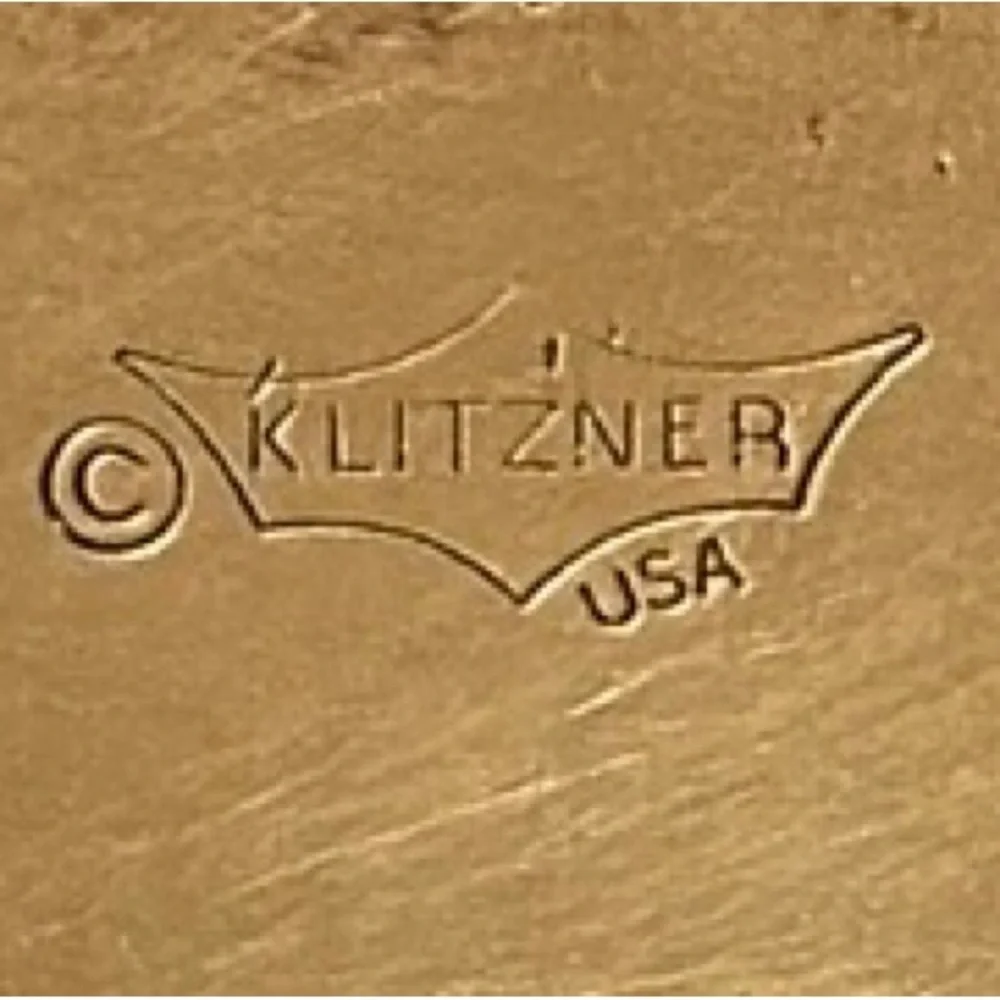 Vintage Harry Klitzner Masonic Masons Brass Shriners Belt Buckle 3